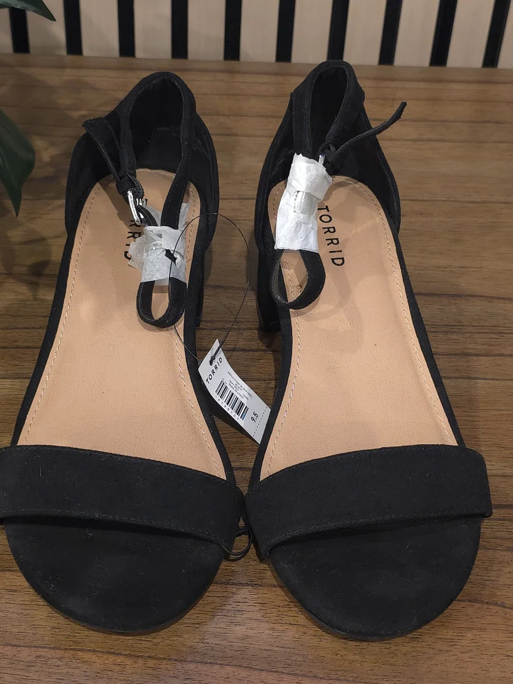 Torrid Black Ankle Strap Block Heel Shoes